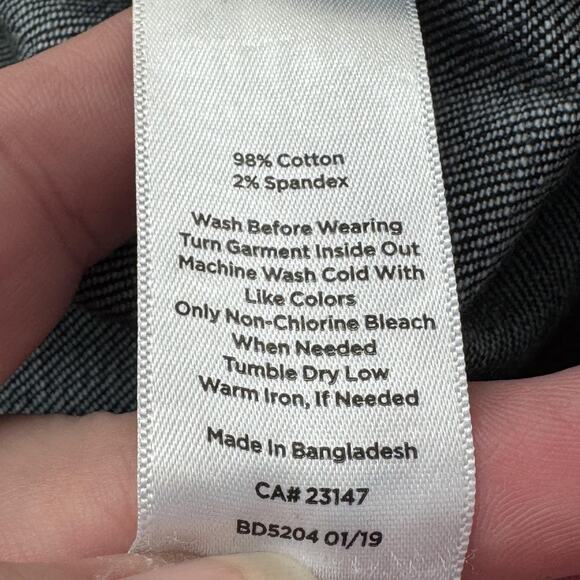 Talbots Jeans Womens 8P Dark Wash Boyfriend Petite Stretch Flattering Pockets - Picture 5 of 9